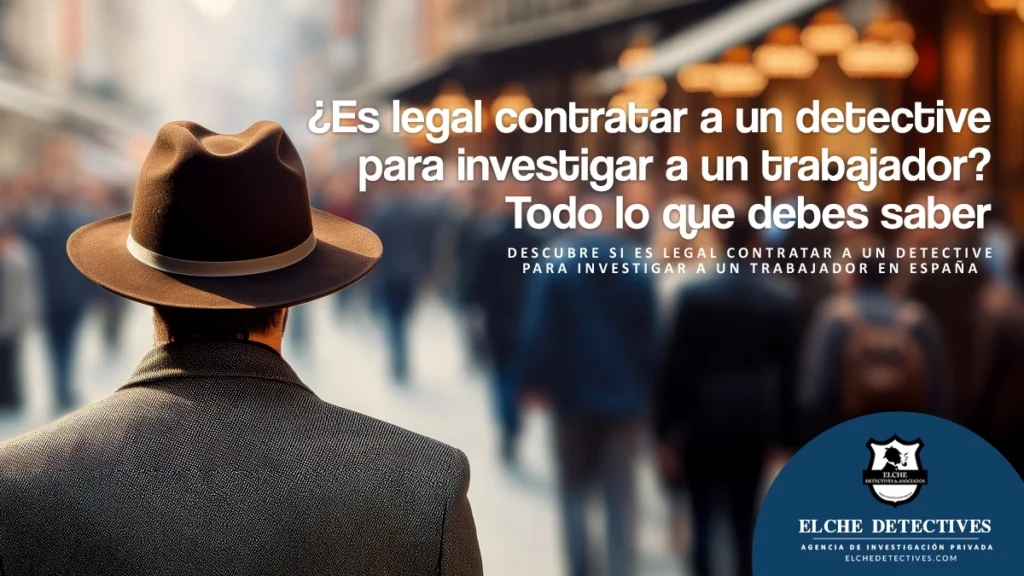 Comprueba si es legal investigar a un trabajador con un detective privado